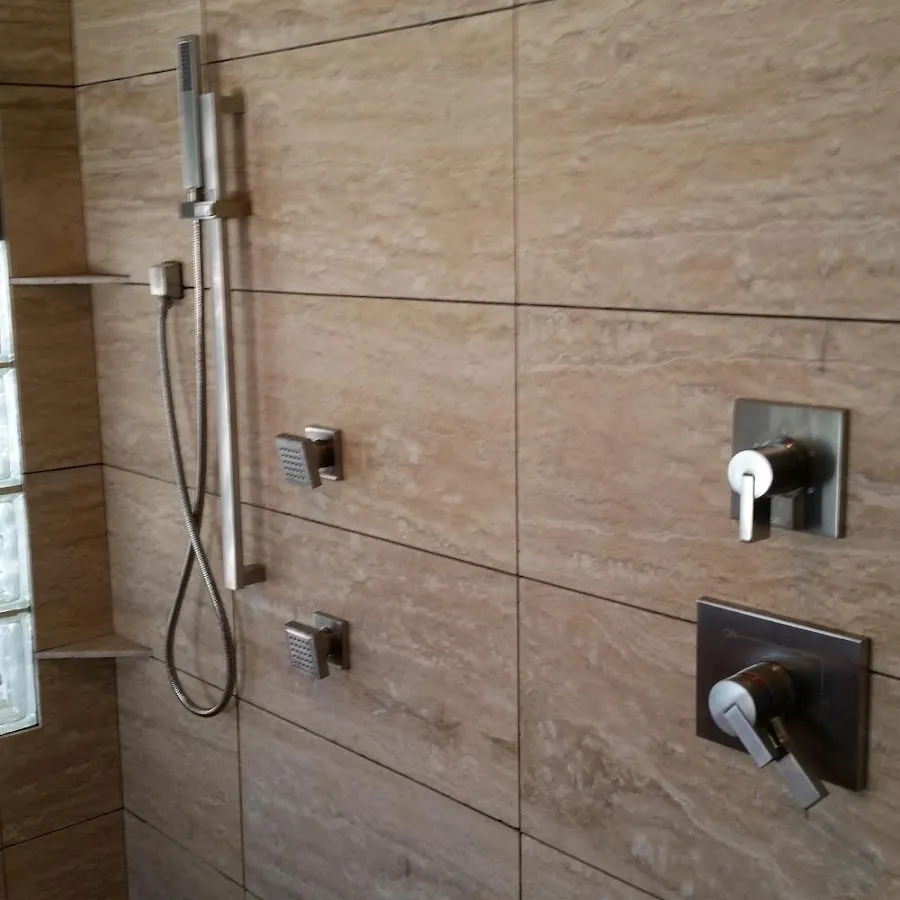 Shower fixture installation for Water Heater Replacement in Weatherford